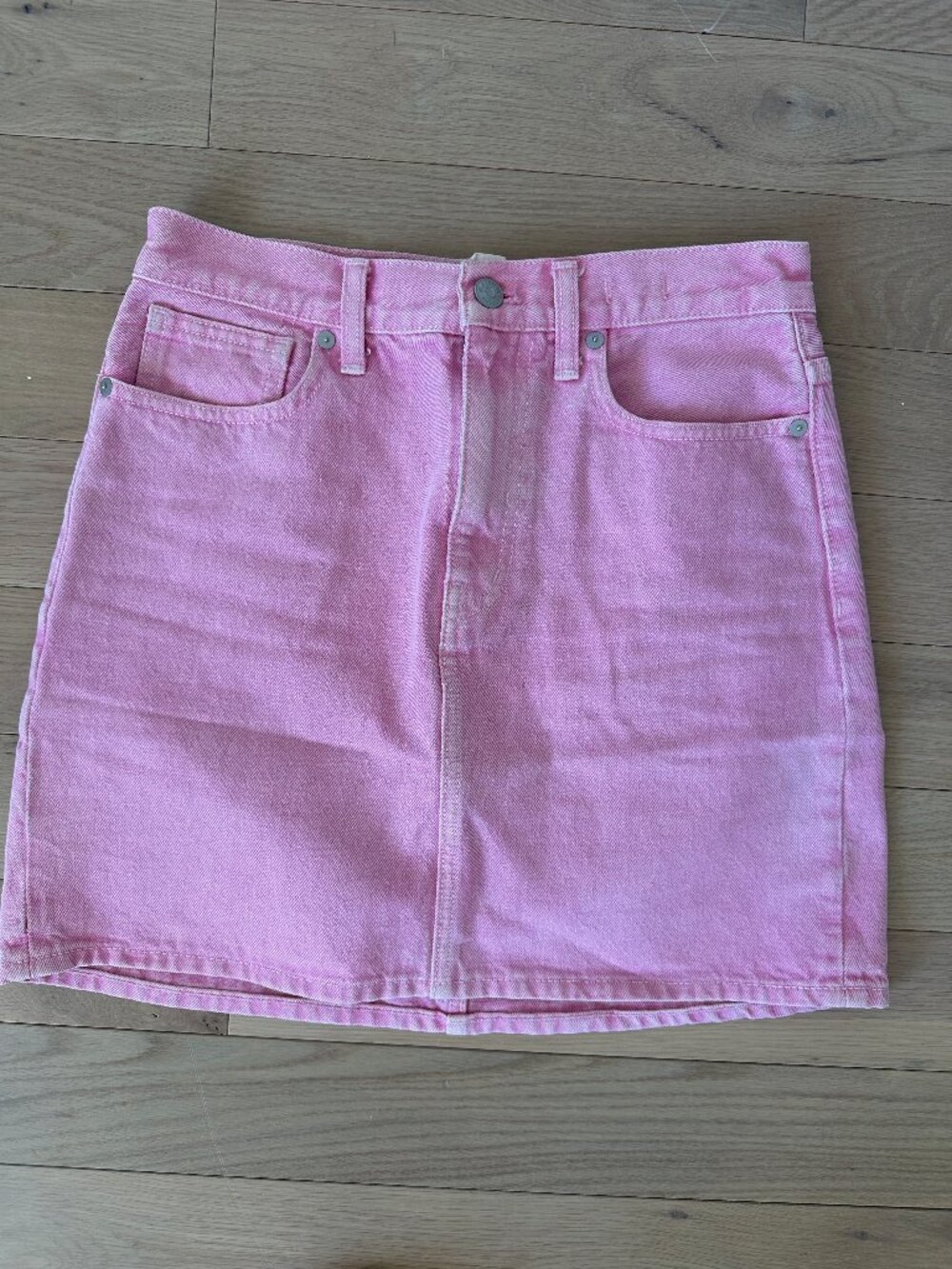 Madewell Denim Mini Skirt Retro Pink / 26